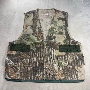 Sports Afield Hunting Vest Camo Game Pouch Field Dove Quail Shooting  Sz XL